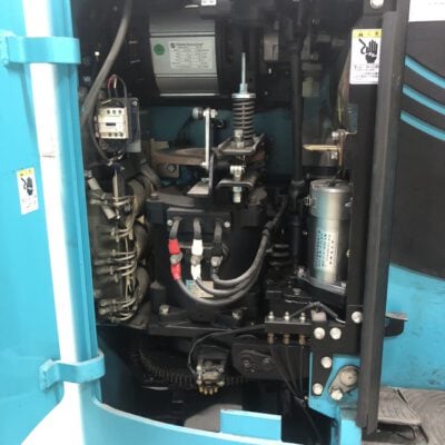 Xe nâng điện đứng lái 1 tấn sumitomo 