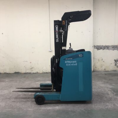 Xe nâng điện đứng lái 1 tấn sumitomo 