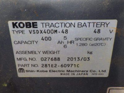 Xe nâng điện 1.5 tấn TCM FB15-8